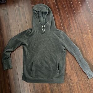 Alo Gray Hoodie - Hooded Sweatshirt - Size Small - Lined Inside
